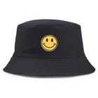 Панама с улыбающимся лицом для женщин, Корейская шапка для пеших прогулок и охоты, мужская Кепка От Солнца