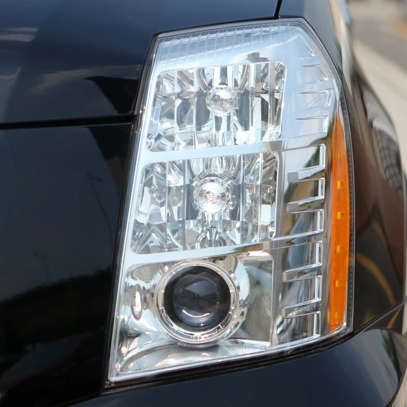 Для Cadillac Escalade 2006 2007 2008 2009 2010 2011 2012 2013 автомобильные фары прозрачный материал ПК