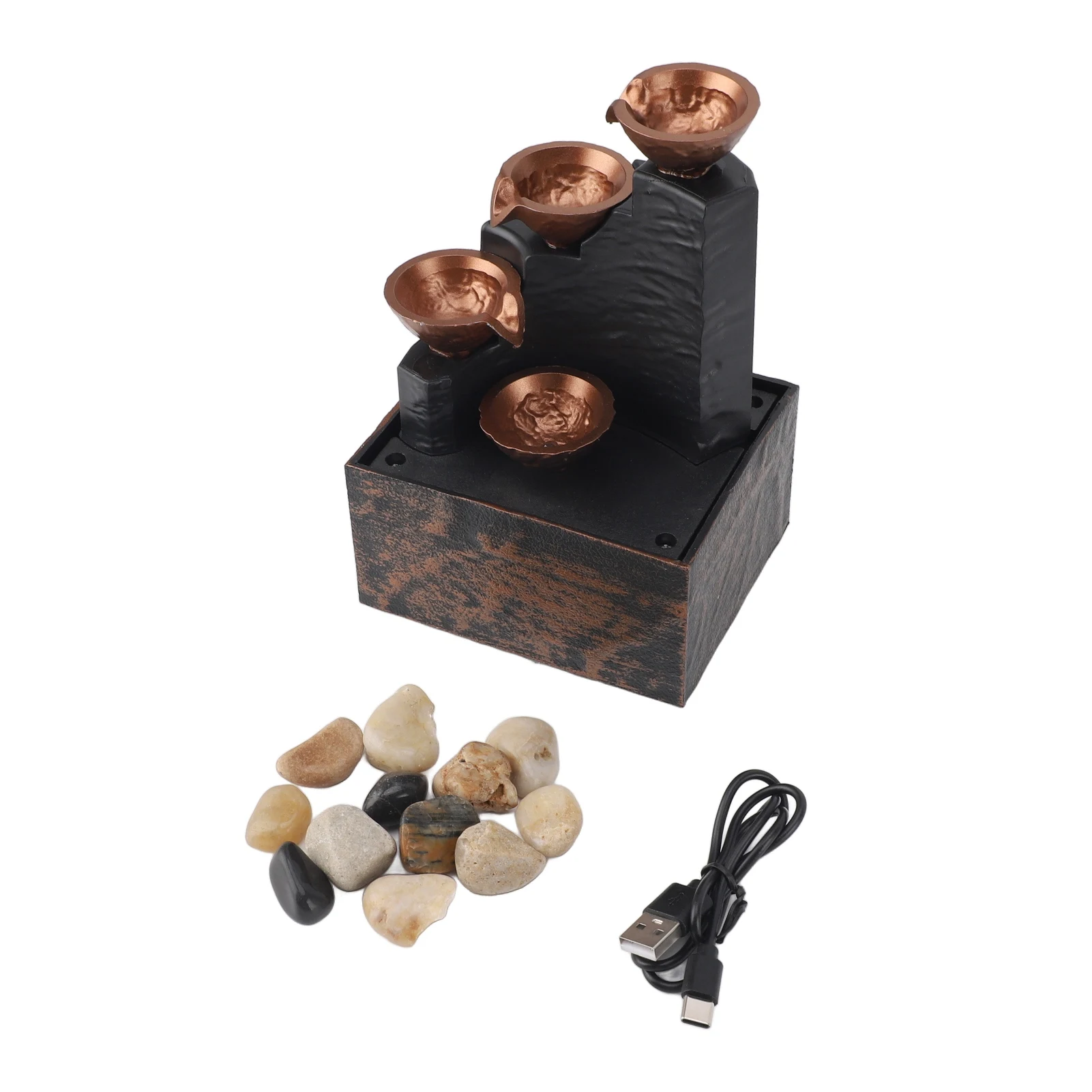 USB настольный фонтан для воды богатство привлечение фэн-шуй украшения проточных