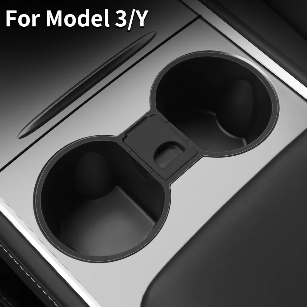 

For Tesla Model 3 Model Y Car Water Cup Holder Stand Bracket For Tesla 2022 Model3 Ashtray Model Y Central Control Accessories