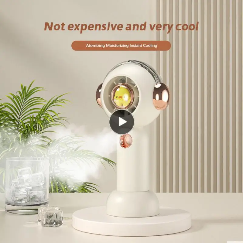 

Wireless Mobility Water Spray Fan Portable Spray Handheld Fan Good Quality Atomize And Moisturize. Beauty Grade Hydration