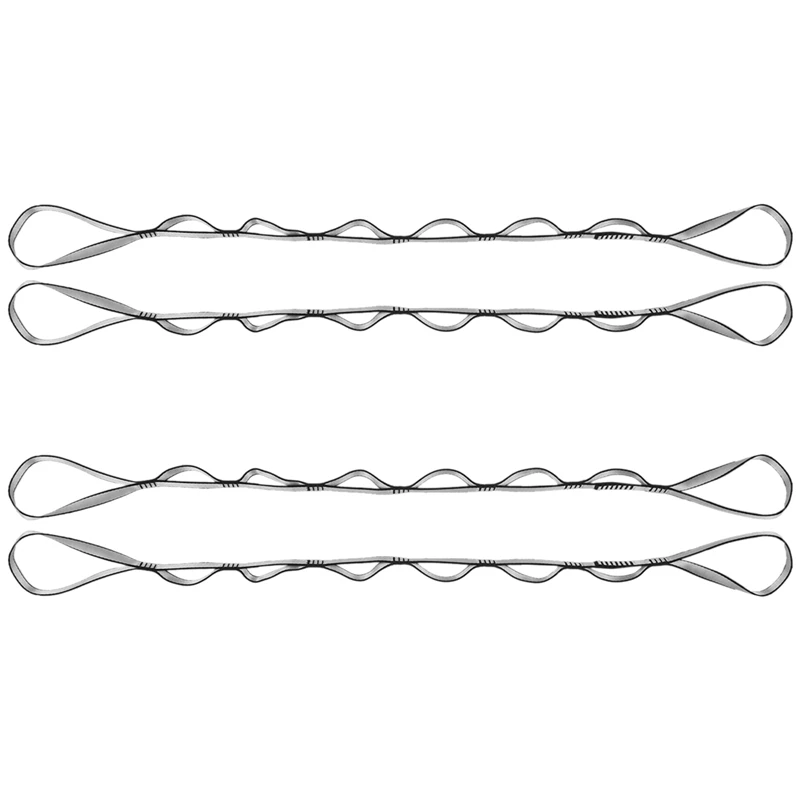 

4Pcs Daisy Chains Nylon Strong Climbing Strap Adjustable Harness Climbing Rope Strong Daisy Chain For Sport Camping
