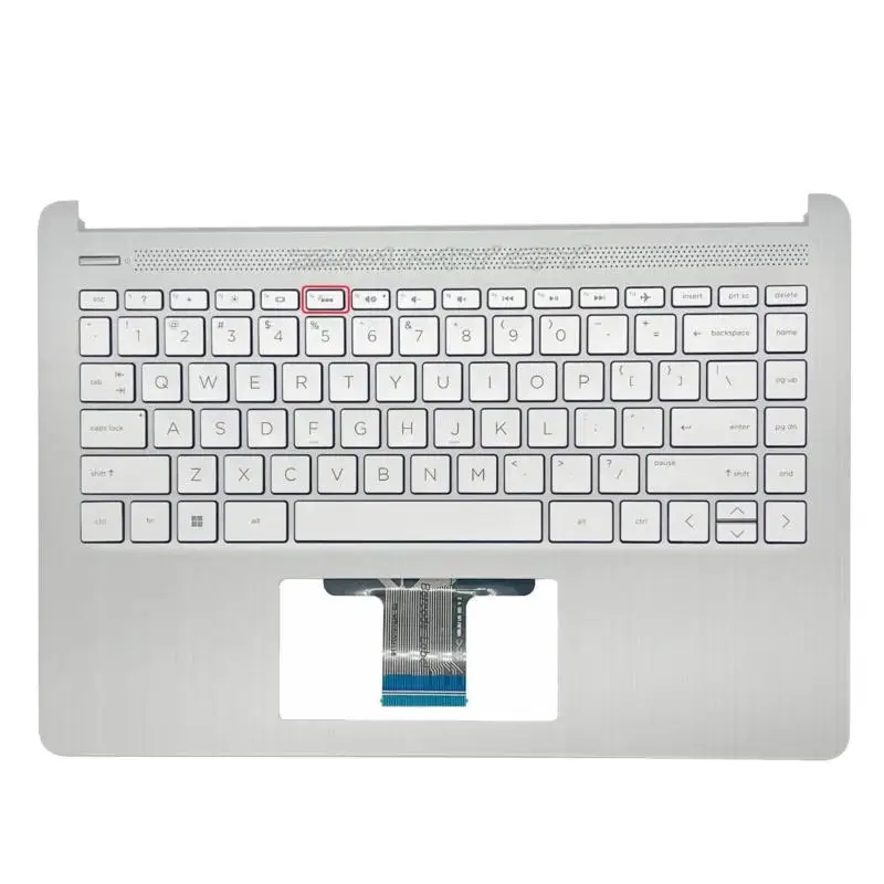 WYORESY упор для рук HP 14-DQ 14T-DQ 14S-DQ 14-FQ американская клавиатура с подсветкой L88206-001