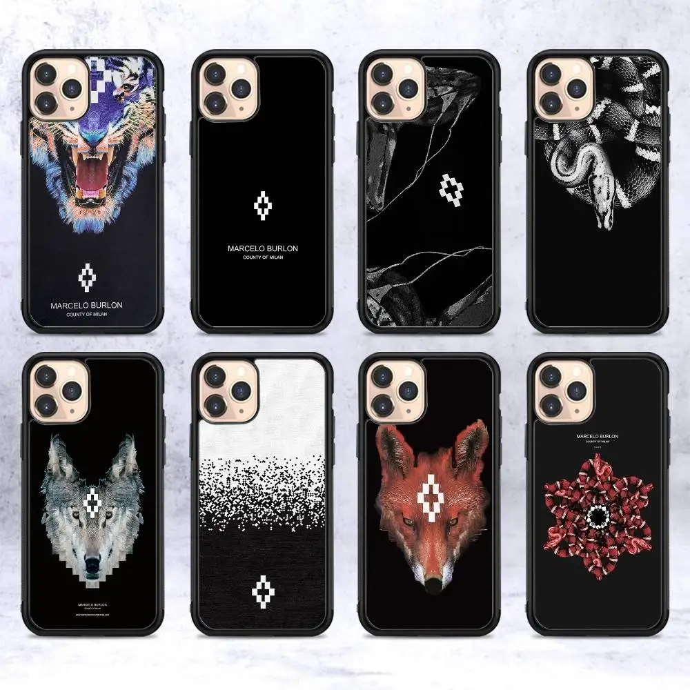Фото Модный чехол Fashion Burlons Design-Marceloes для iPhone 17 16 Pro Max Air 13 12 Mini 14 15 Plus 11, задняя крышка из PC+TPU №3