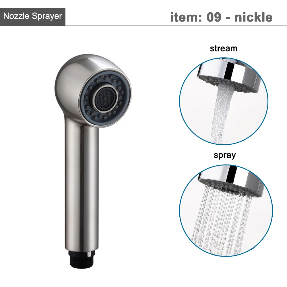 

G1/2 Классический кухонный смеситель, распылительная насадка для душа, выдвижная насадка для душа, смеситель для раковины в ванной, сменный аксессуар, носик