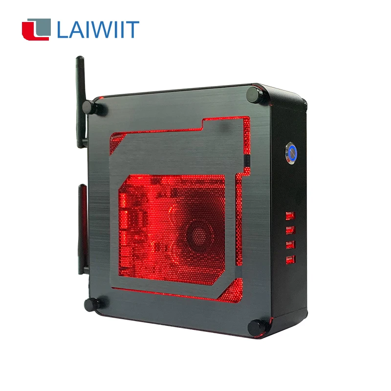 

LAIWIIT процессор Intel core i3 i5 i7, мини-компьютер для компьютера, поддержка 1 * HD wifi BT со шнуром питания и слотом pcie