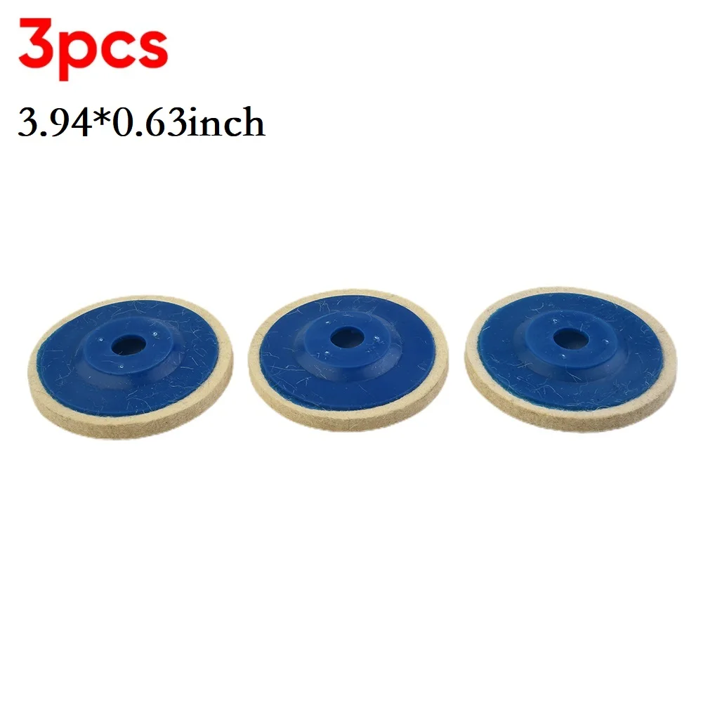 

4 Inch Polishing Wheel Wool Buffing Felt For 100 Angle Grinder Grinding Stainless steel Polishers High quality