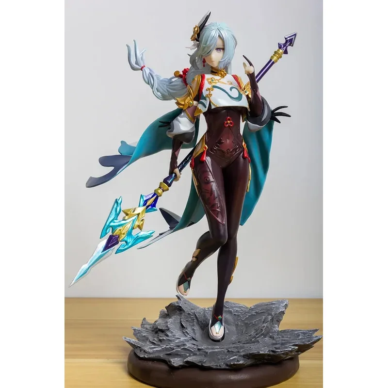 Аниме фигурки Genshin Impact Shenhe 30 см экшн-фигурка модель куклы украшения для комнаты