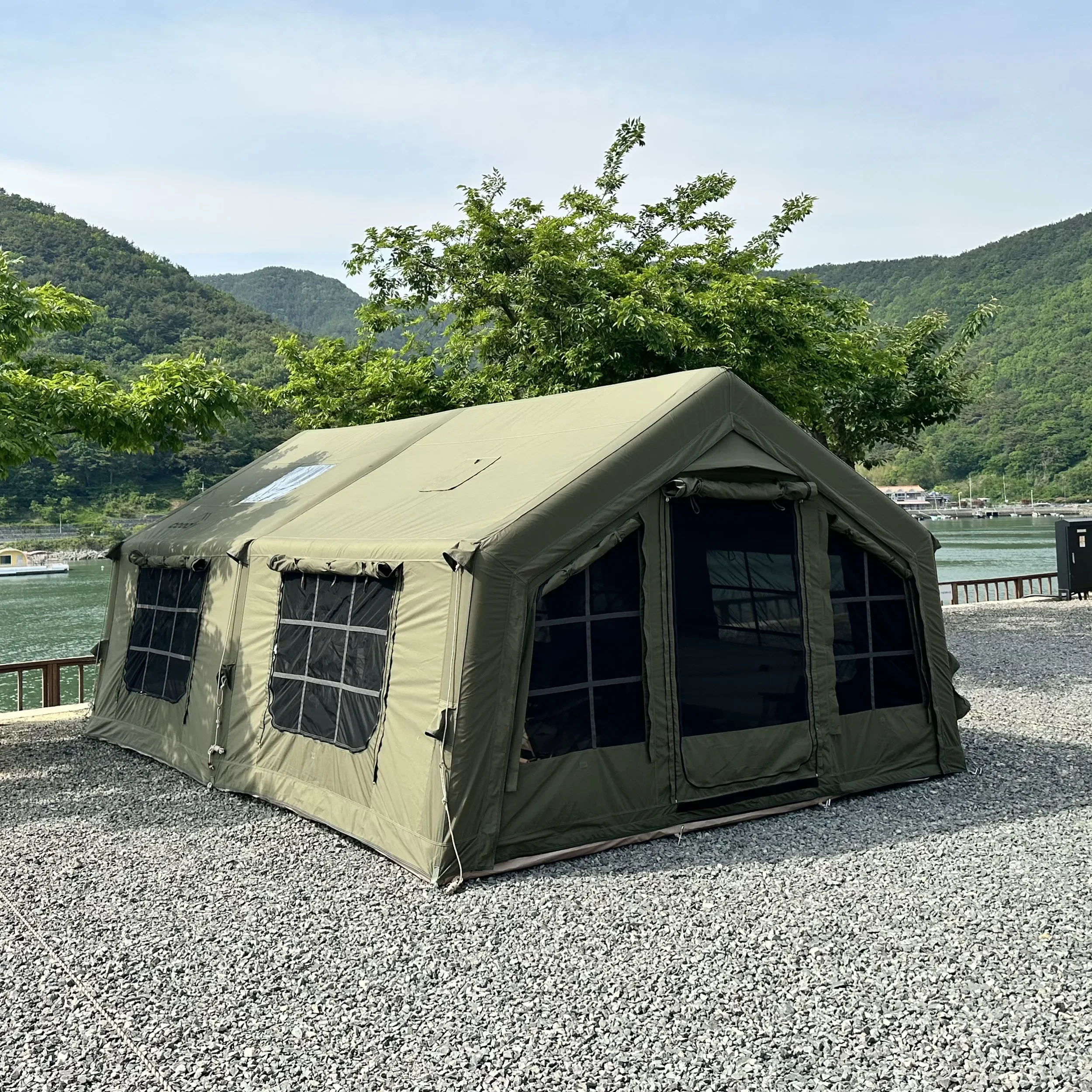 Оригинальное производство Coody Air Tent Надувная палатка 13 68 кв.м Семейная для