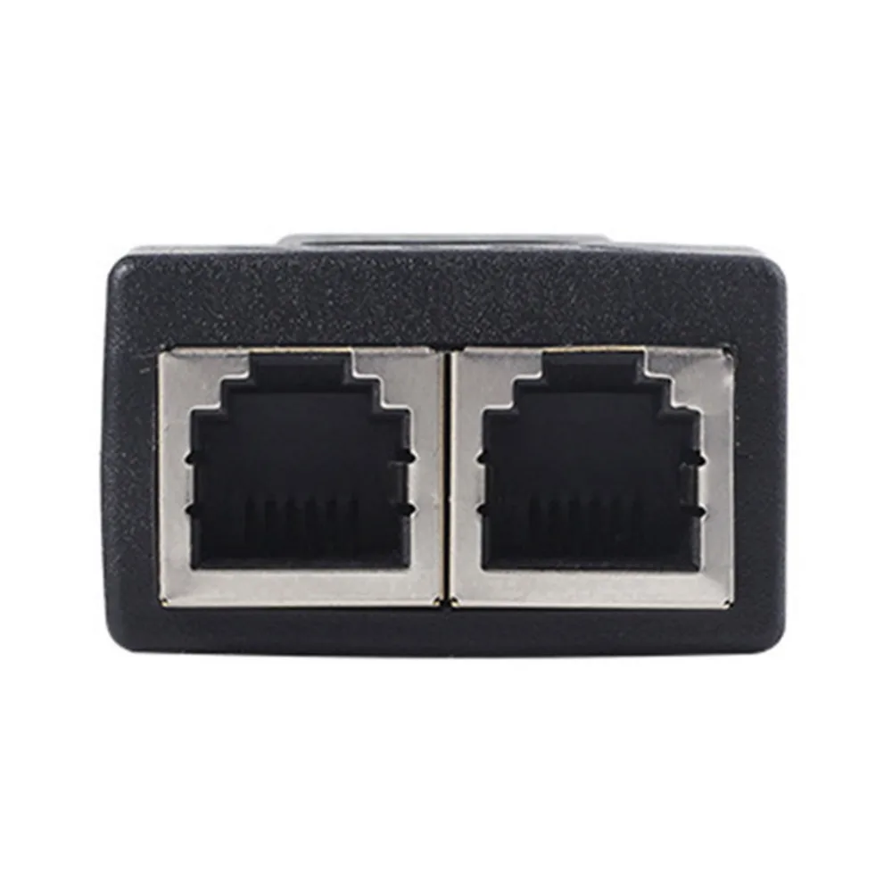 Горячая Распродажа разъем RJ11 6P6C 6P4C 6P2C гнездо-гнездо Разделитель с 1 на 2 разъемами