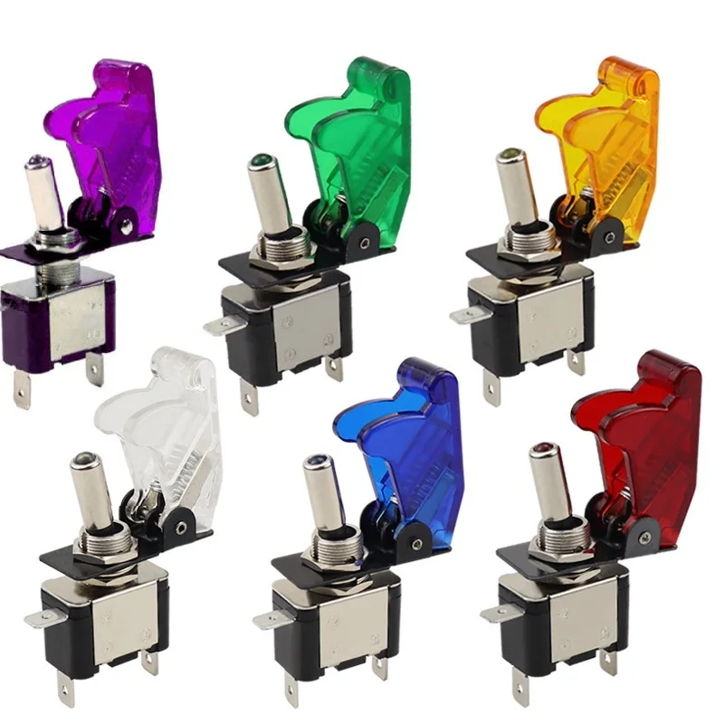 

EE support 5Pcs LED Toggle Switch SPST ON/OFF Auto Car Styling 12V 20A