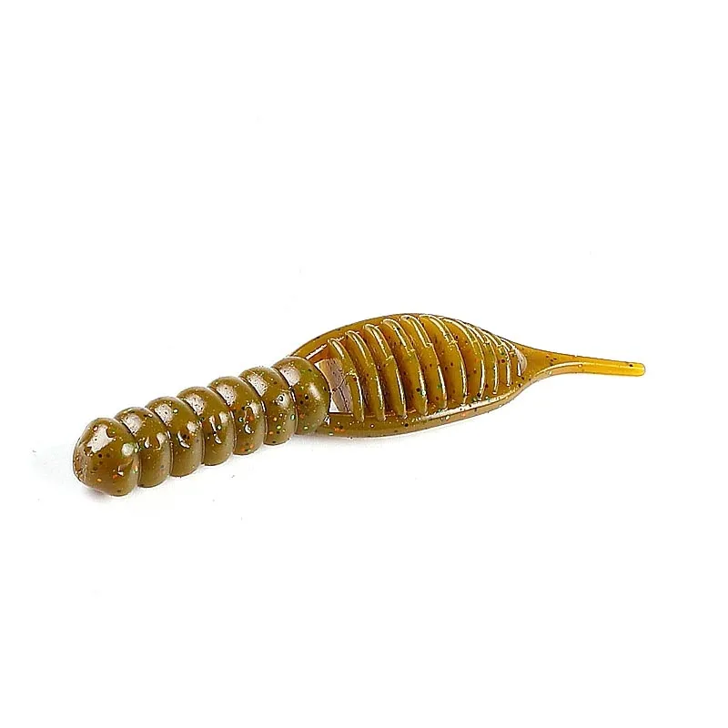 

Soft Fishing Lure 80mm/8pcs 55mm/15pcs With Salt Smell Soft Lure Fishing Lures Soft Silicone Baits Larva Soft Bait ZW-0002
