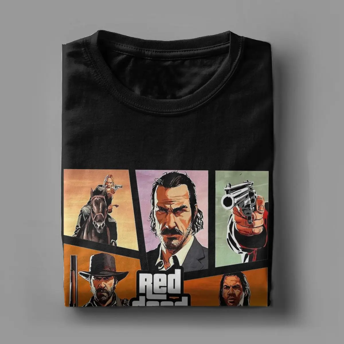 Футболка мужская с коротким рукавом и круглым вырезом из хлопка