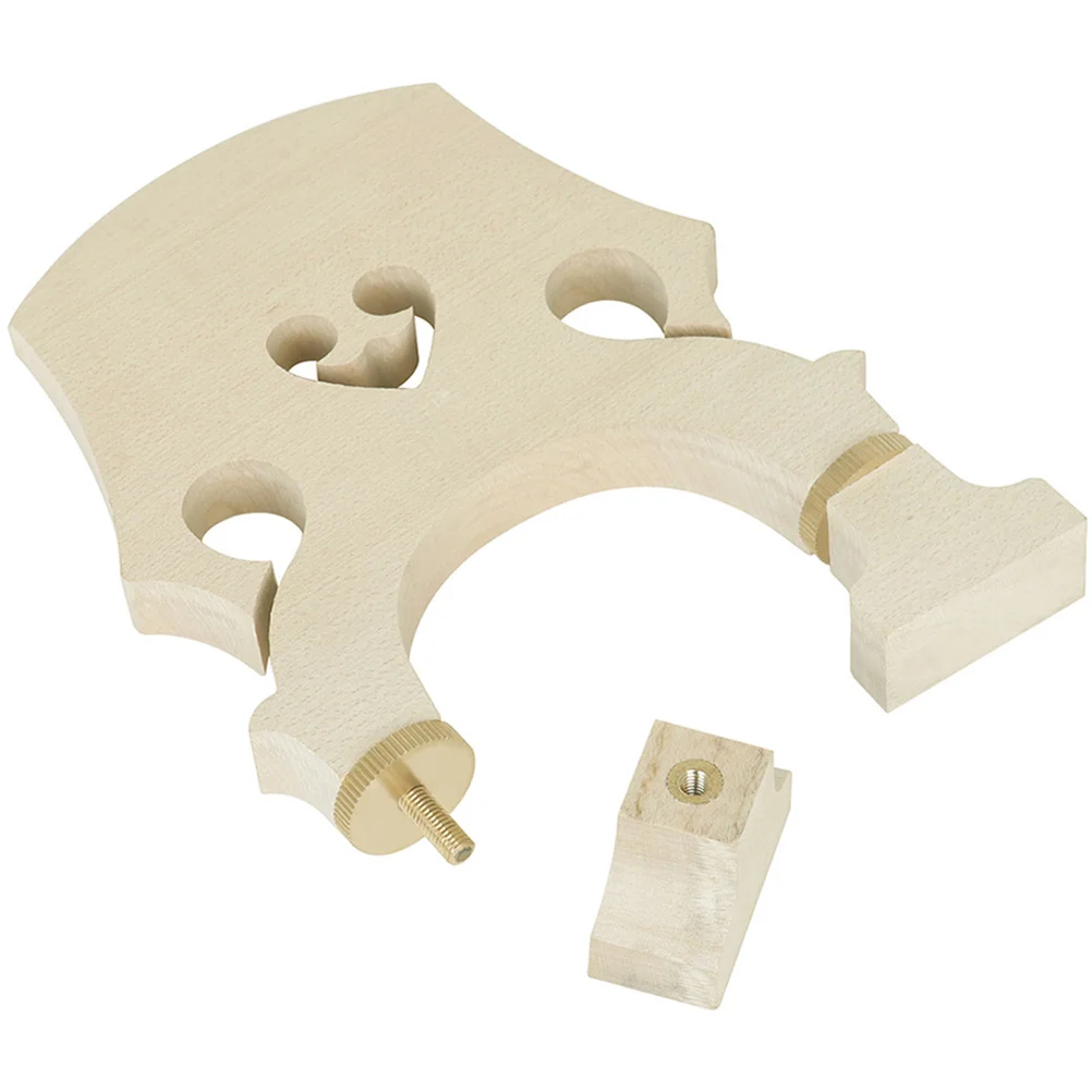 

Двойной бас Скрипка кленовый мост деревянные аксессуары запасные части латунь 1/2 Размер предварительно вырезанные