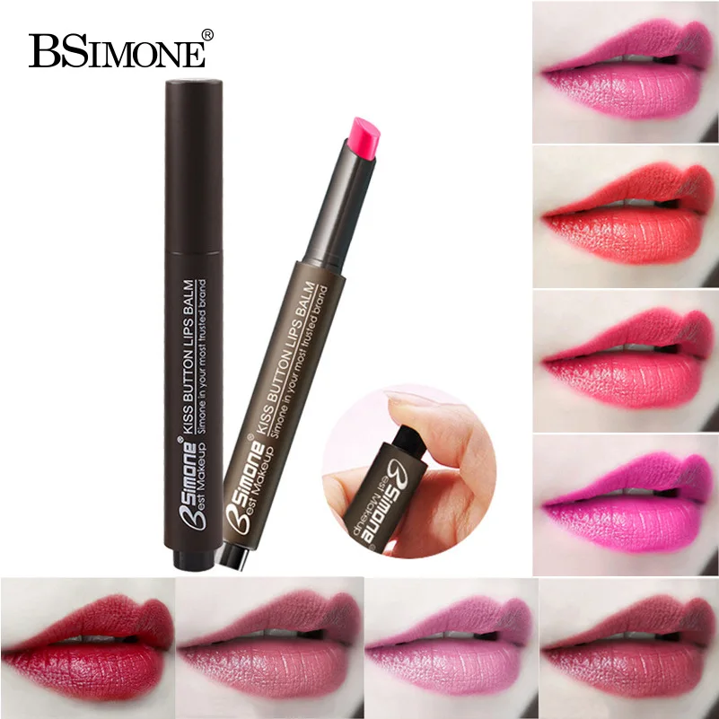 

BSIMONE 6 Colors Waterproof Velvet Lipstick Easy To Wear Water-resistant Lip Stick Long-Lasting Matte Lip Makeup Cosmetic