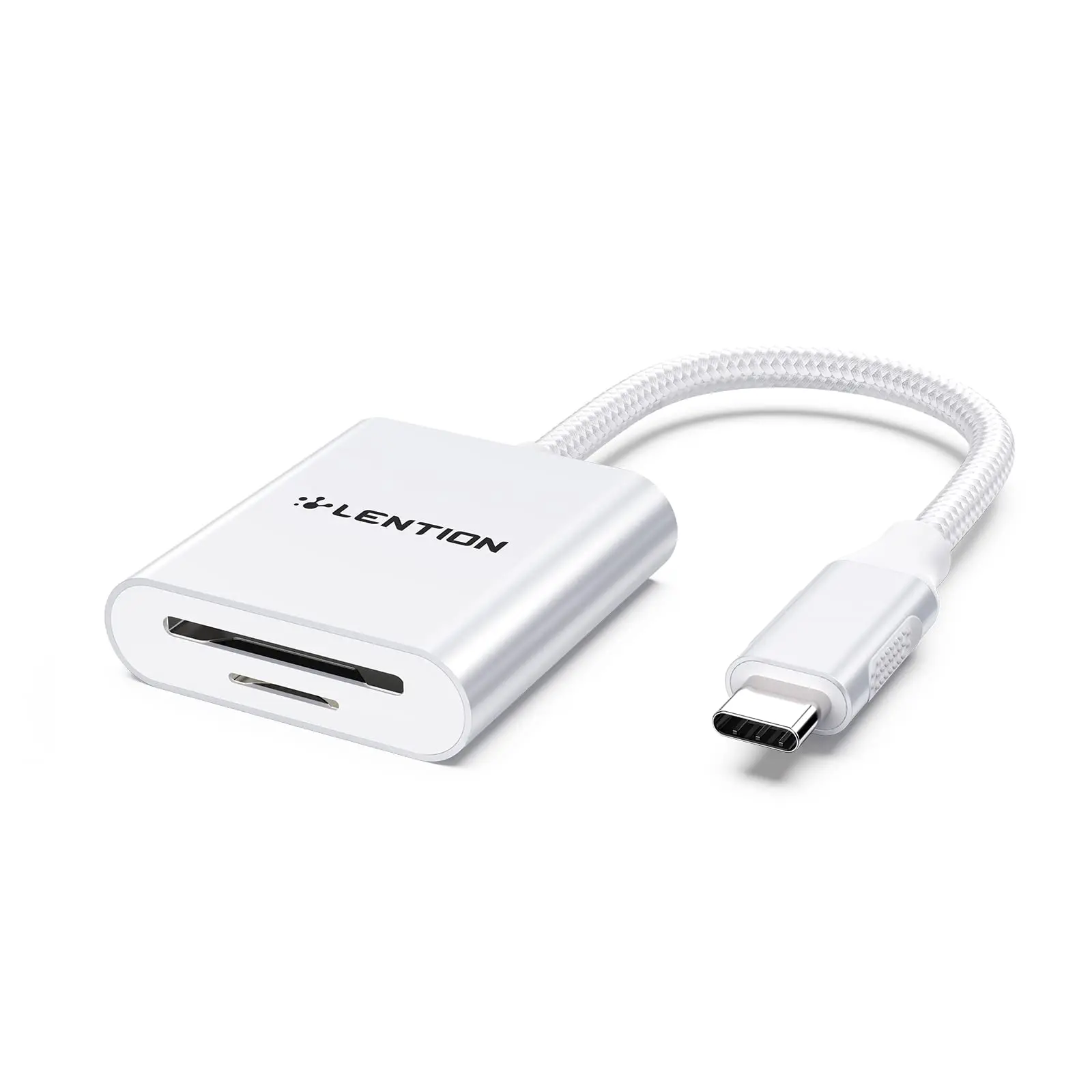 

Кардридер Lention USB C на SD/Micro SD, Type C, SD3.0, адаптер для карт, совместимый с 2023-2016 MacBook Pro, новый Mac Air/iPad Pro/Surface