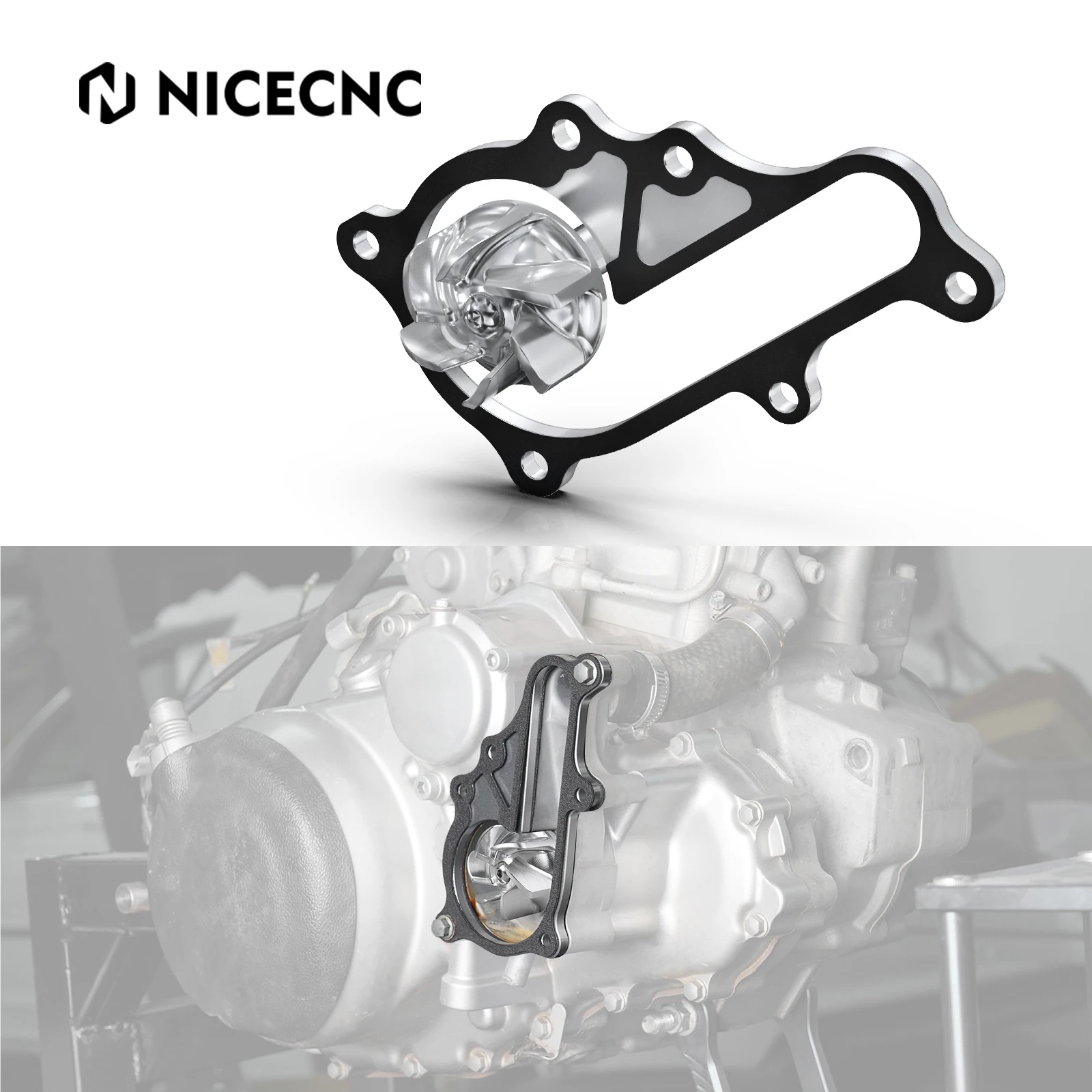 

NICECNC For Yamaha Raptor 700 Water Pump Impeller Shaf 700R 2006-2021 2023 2022 ATV Accessories 6061 Aluminum Wear Resistance