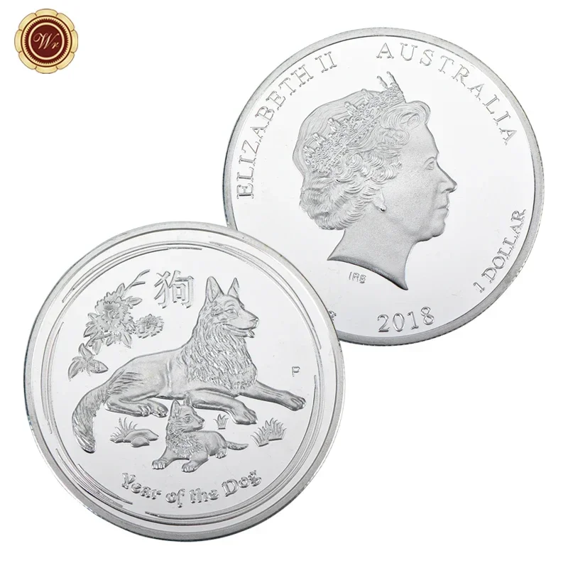 

Серебрянная монета «Год Собаки» из коллекции «Австралия», Элизабет II