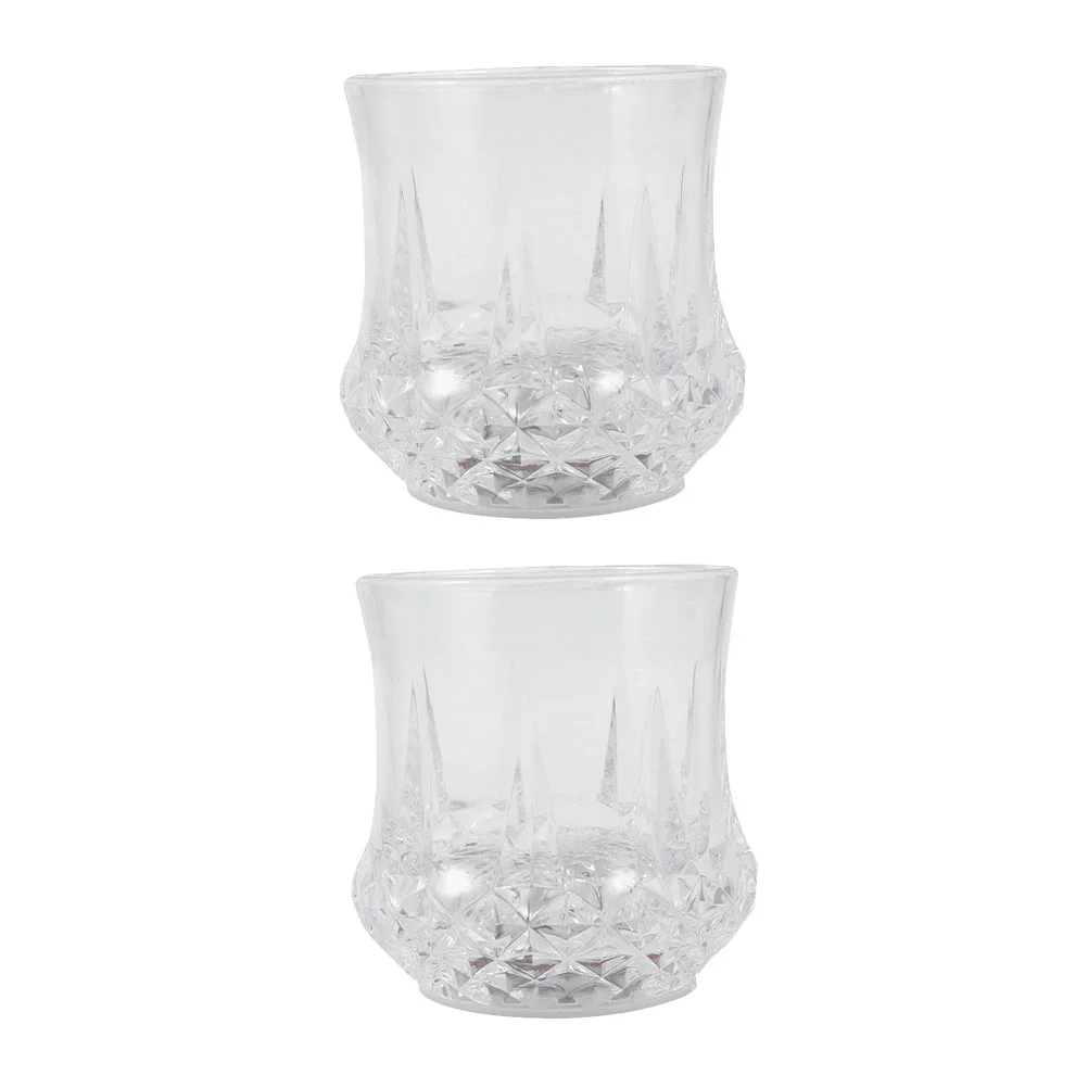 

2 Pcs LED Light Glasses Whiskey Pineapple Glasses Cup Whisky Drinking Cup
