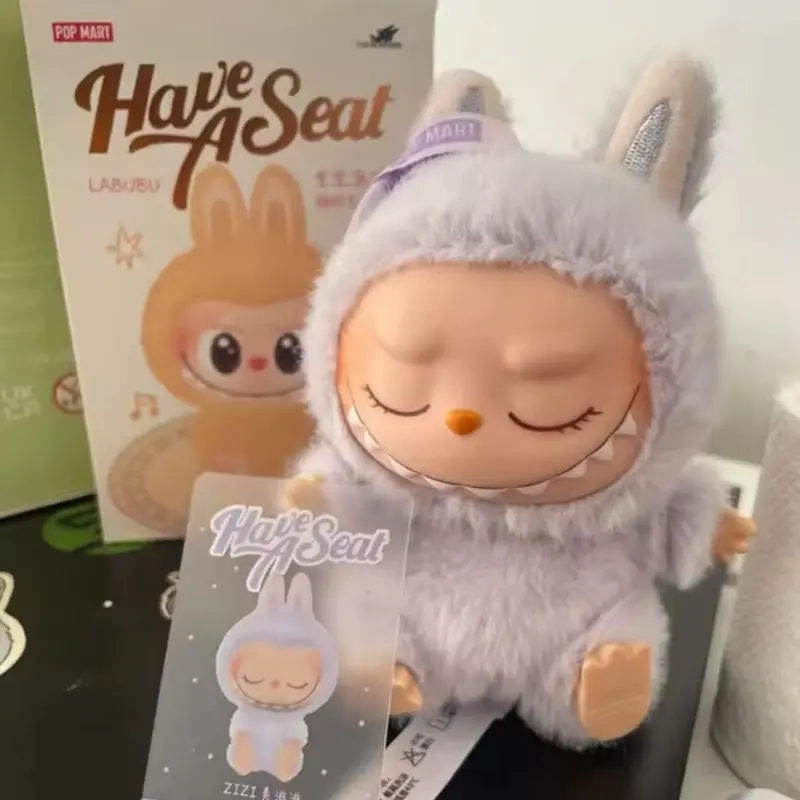 Высокое качество реплика V2 сидячая вечеринка Labubu слепая коробка Kawaii