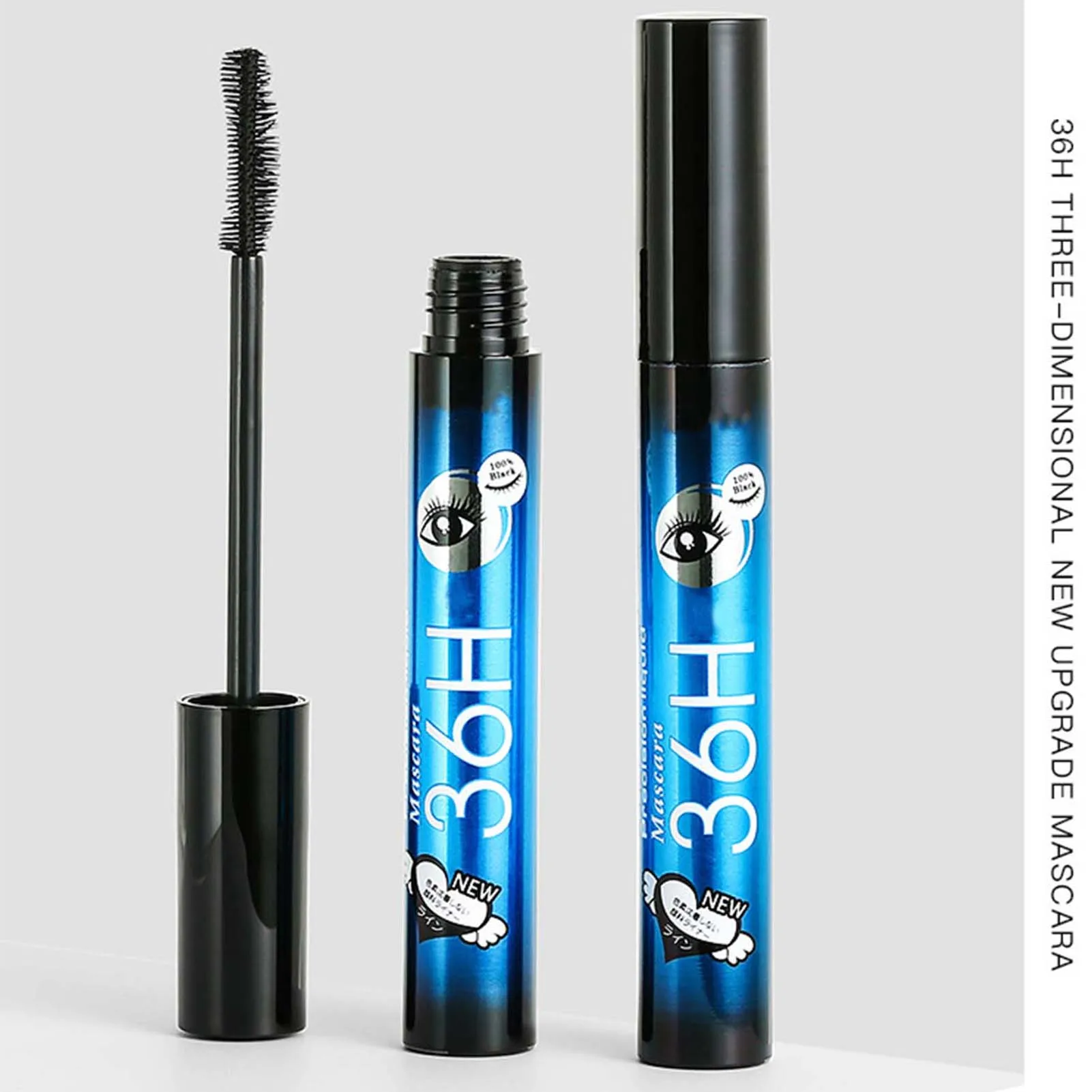 

Fashion Sweatproof Black Eyelashes Cream Waterproof Smudge-proof Eyelash Cream Eye Cosmetic Tool