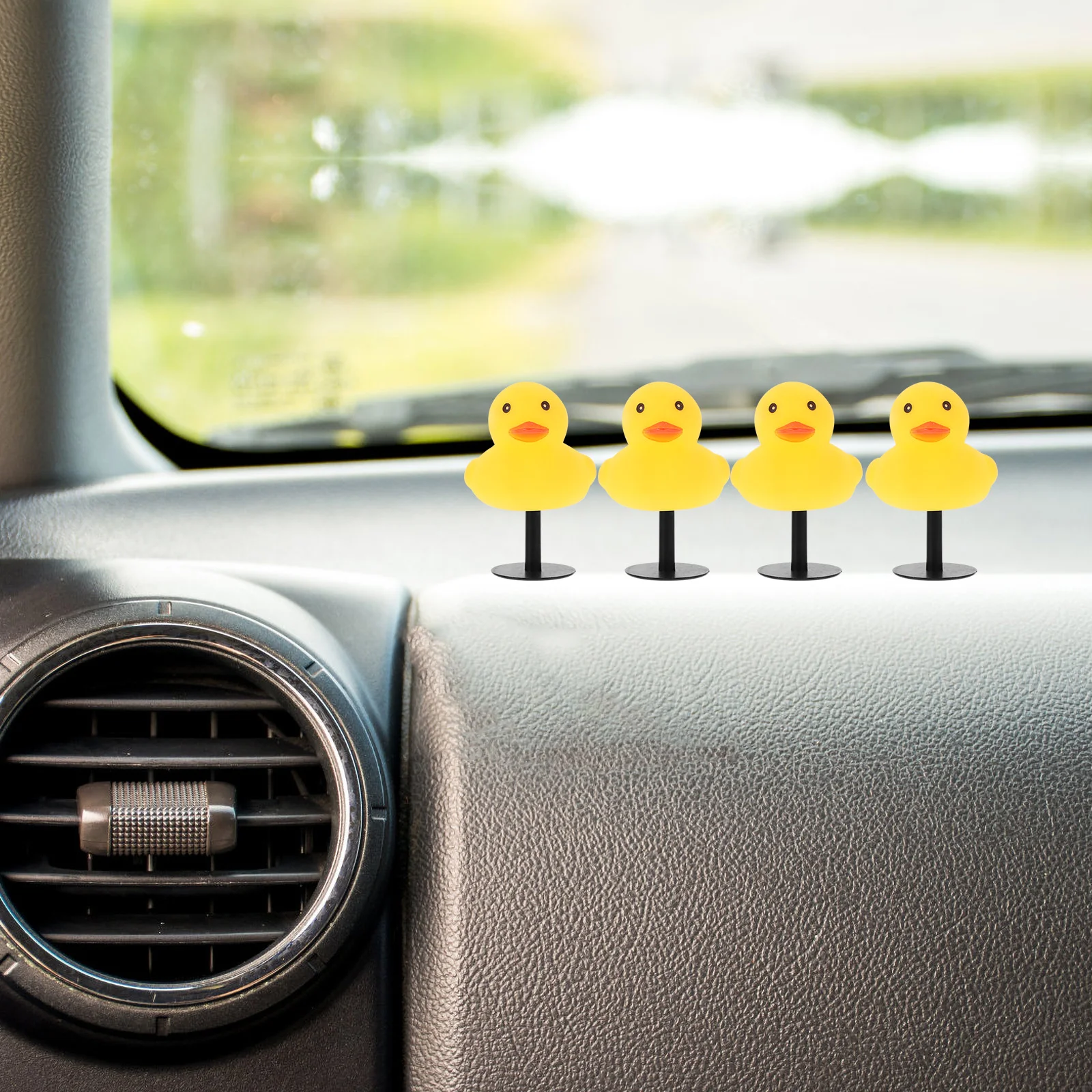 

Toy Fixed Holder Decors Display Stands Plastic Duct Rack Car Dash Board Duck Supply Mount Model