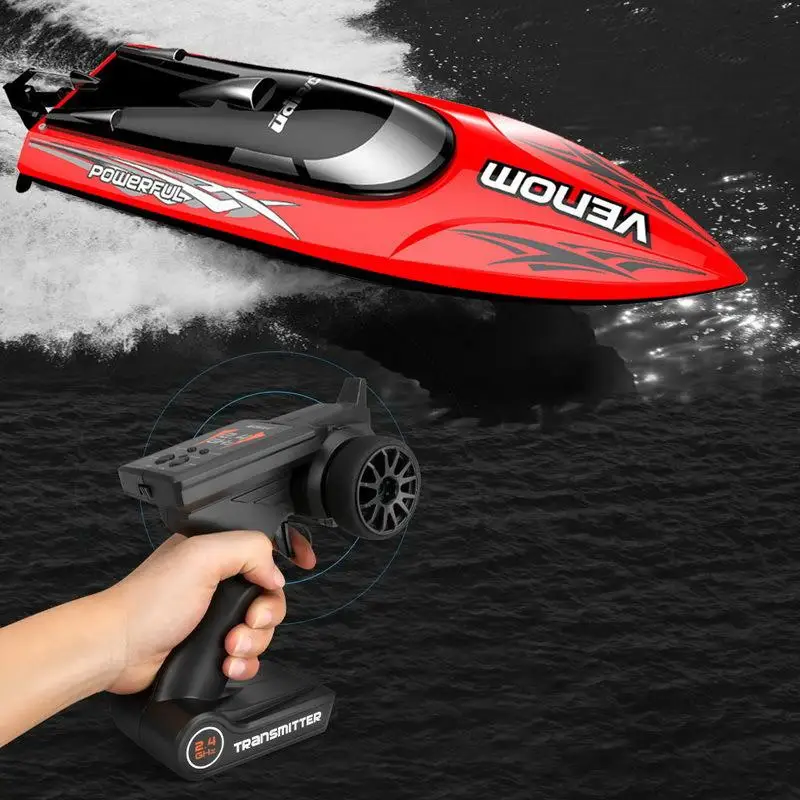 

UDI901 Remote Control Boat 2.4G High-speed Water Boat High-speed Simulation Spaceship Model Electric Waterproof Children's Toy