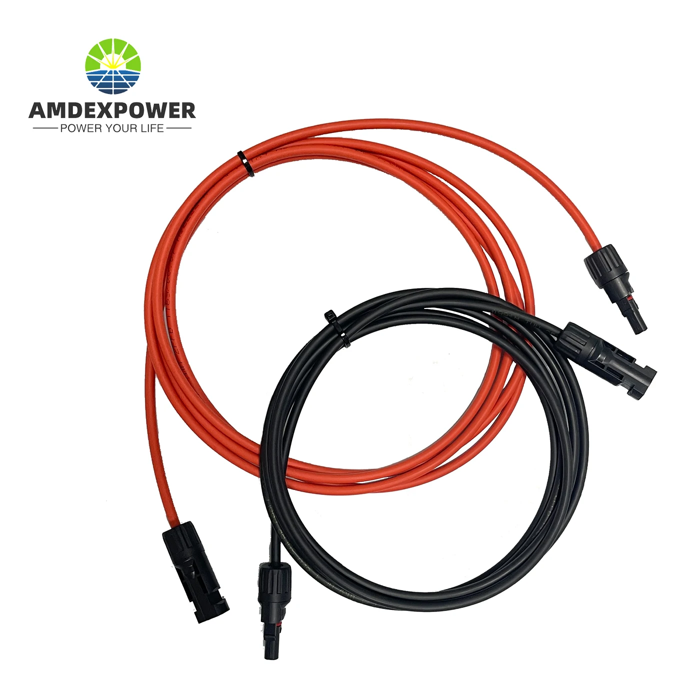 

1 Pair Solar PV Extension Cables With MC 4 Connector Pure Copper Wire TUV Photovoltaic Solar Panel Extend Line 10 12 14 AWG