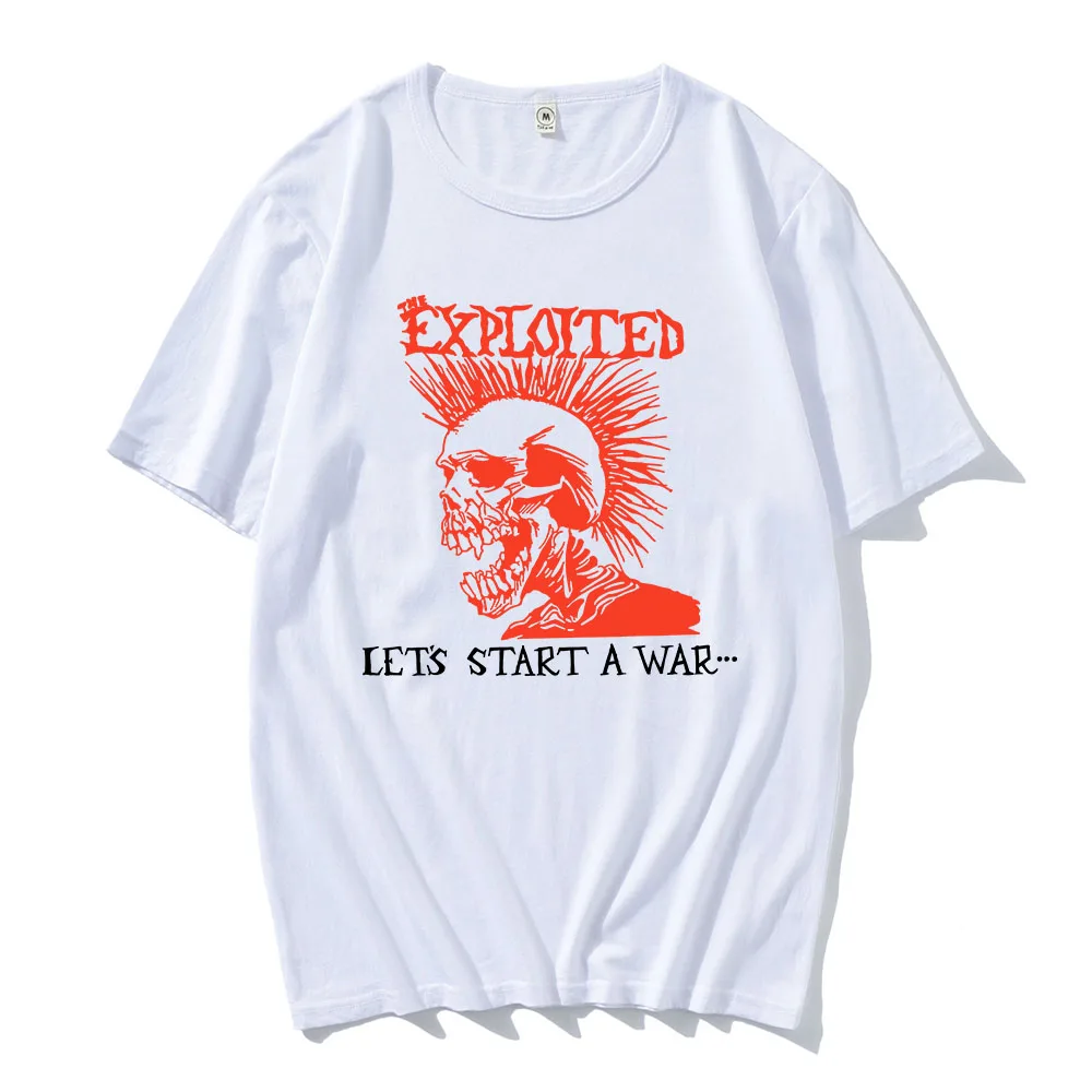 The-Exploited Punks Not Dead T-shirt Heavy Mental Men/Women Tshirts 46 Years of Riots 2025 Tour Shirt Hip Hop Unisex Streetwear