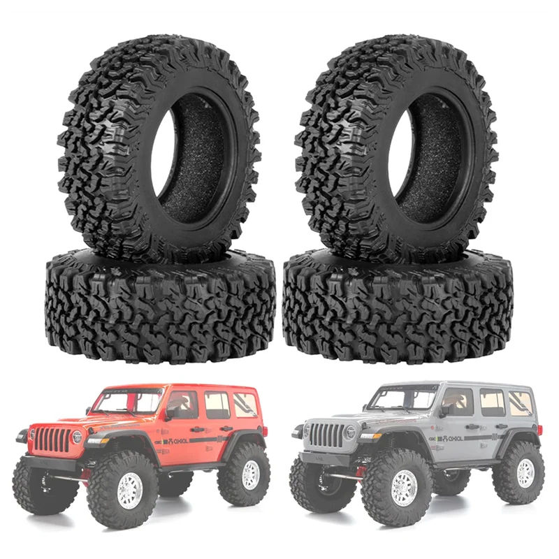 4 шт. 90 мм 1 9 резиновые шины для 1/10 RC Crawler Car Traxxas TRX4 RC4WD D90 Axial SCX10 II III Redcat MST