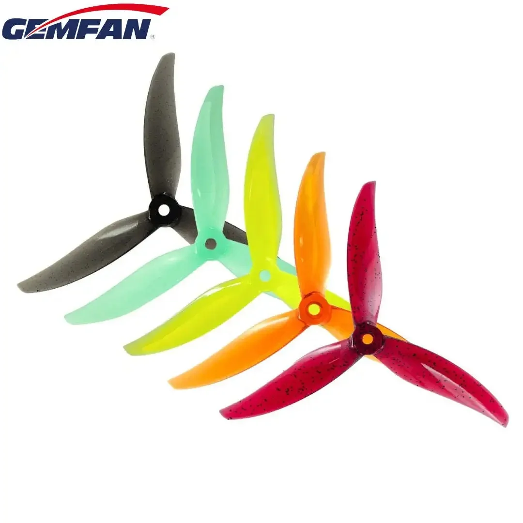 2 пары пропеллеры для двигателя Gemfan 5127 5-3 5 дюймов с тремя лопастями фристайла: 2207