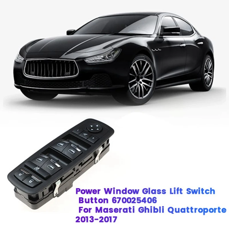 1 комплект/4 шт. кнопки переключения стеклоподъемника Master Power 670025406 для Quattroporte