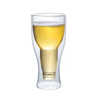 

Creative Double-Layer Glass Cup Heat Insulation Cold Insulation KTV Bar Drinking Flip Beer Steins