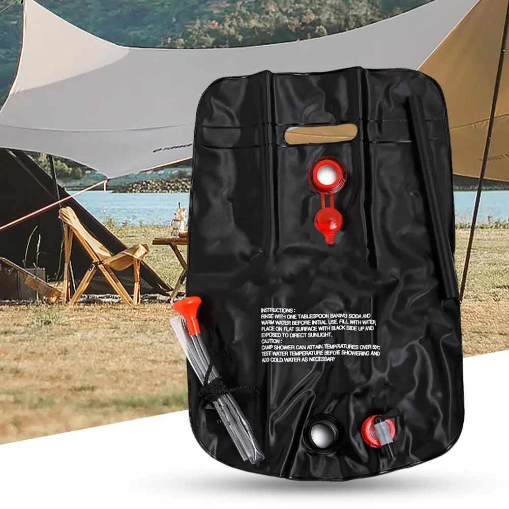 

Water Storage Bag 1 Set Eco-friendly Foldable Lightweight Portable Camping Solar Shower Bag Camping Supplies