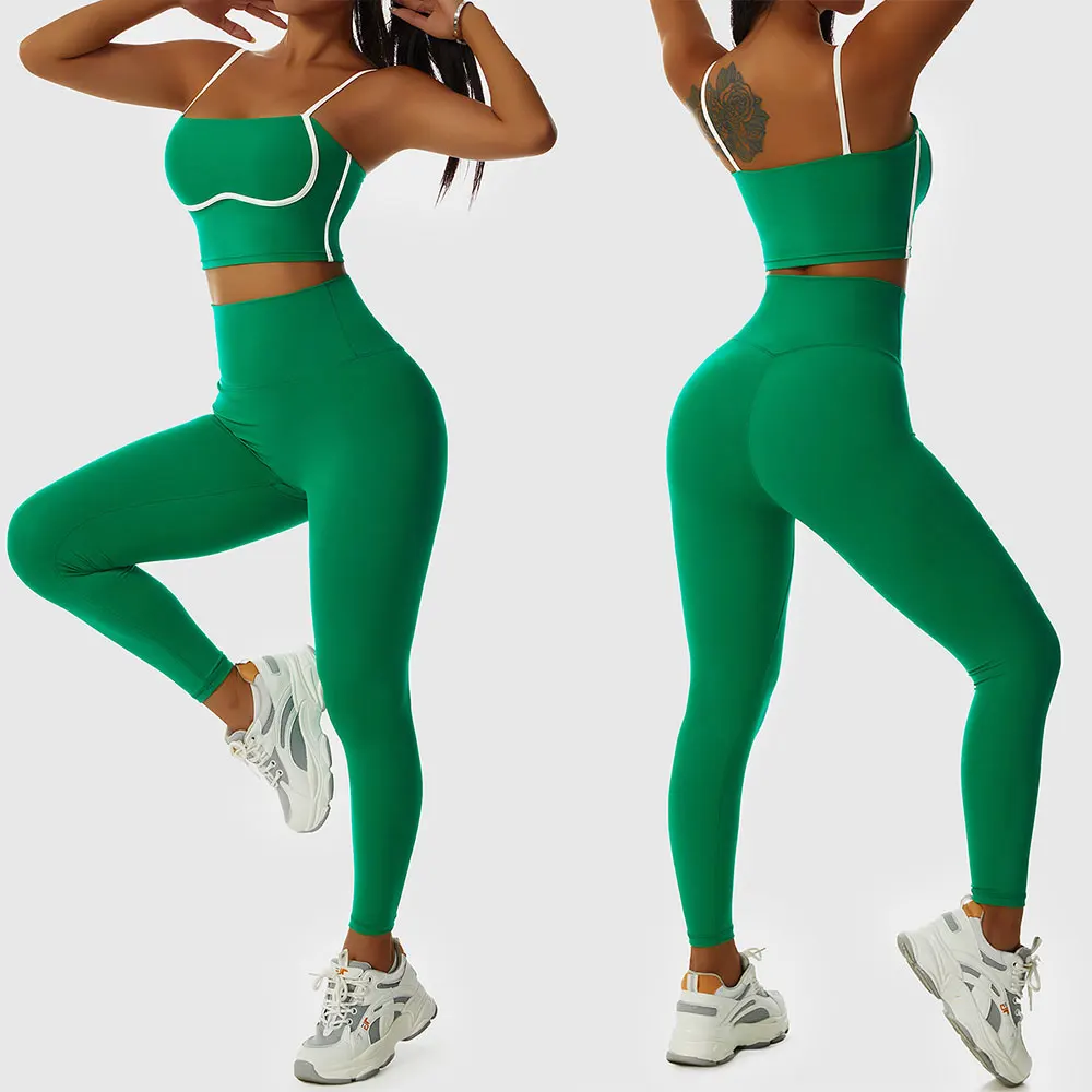 Yoga Set Women Sportwear Gym Sets Womens Outfits Sport Set Women Fitness Sports Bra Leggings Workout Clothes For Women Tracksuit