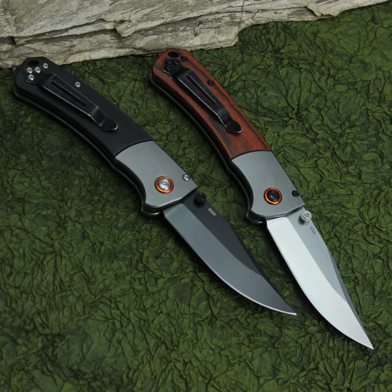 

15080 High Hardness Pocket Folding Blade Knife S30V Aluminum Handle Portable Tactical Survival Outdoor Gift Edc Tools Knife