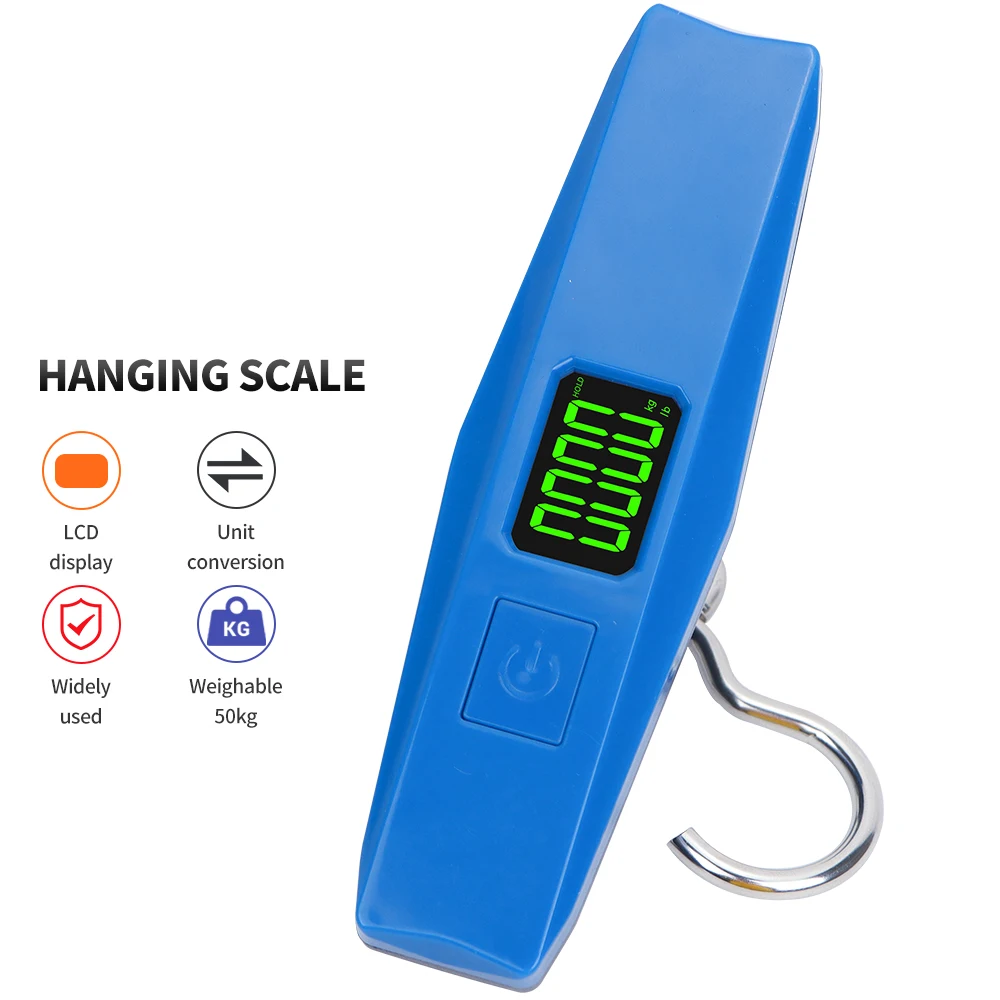 

50kg Travel Luggage Scales Digital With Backlight Fishing Weighing Scale Portable High Precision Digital Kitchen Scale