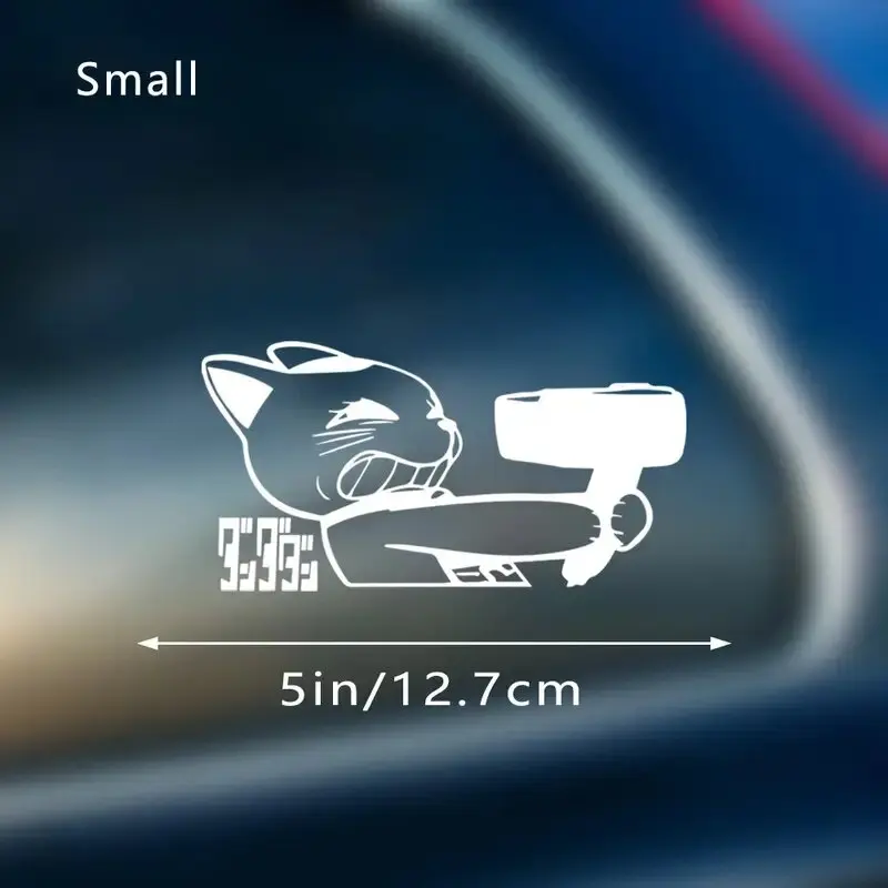 

Наклейка в стиле аниме Turbo Granny — Lucky Cat с наушниками и микрофоном, прочный винил для автомобилей, ноутбуков, мотоциклов,