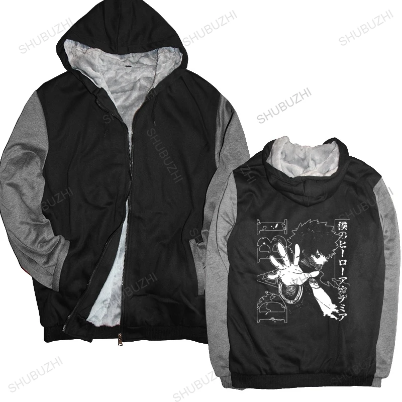 

My Hero Academia hoodie Men thick hoody hoodie Anime Dabi hoody Anime Tops thick zipper men winter sweatshirt drop shipping