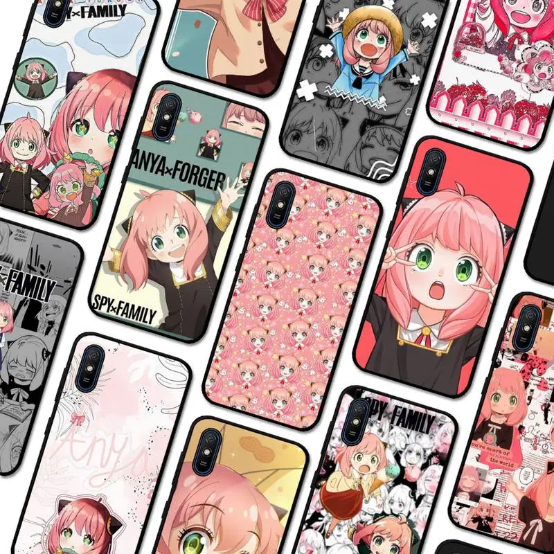 

Anime Spy X Family Anya Phone Case for Redmi 5 6 7 8 9 A 5plus K20 4X S2 GO 6 K30 pro