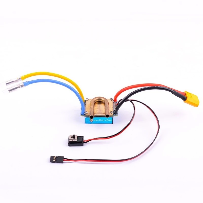 Фото 160A 320A 480A Бесколлекторный двухканальный ESC Feng Shui, водонепроницаемый ESC для моделей лодок. №4