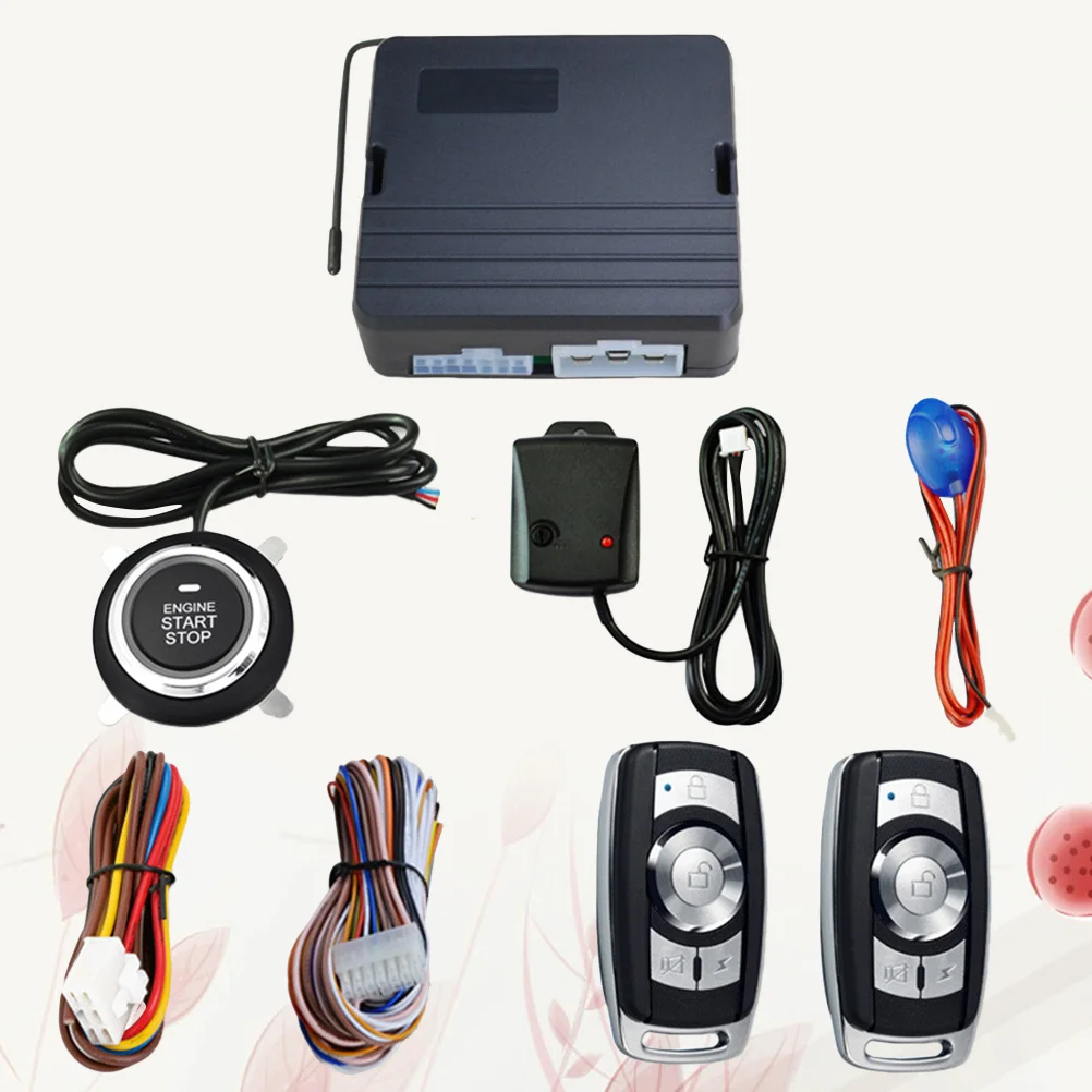 

1 Set Car Vibration Alarm Engine Start One Button Vibration Alarm for Vehicle Auto