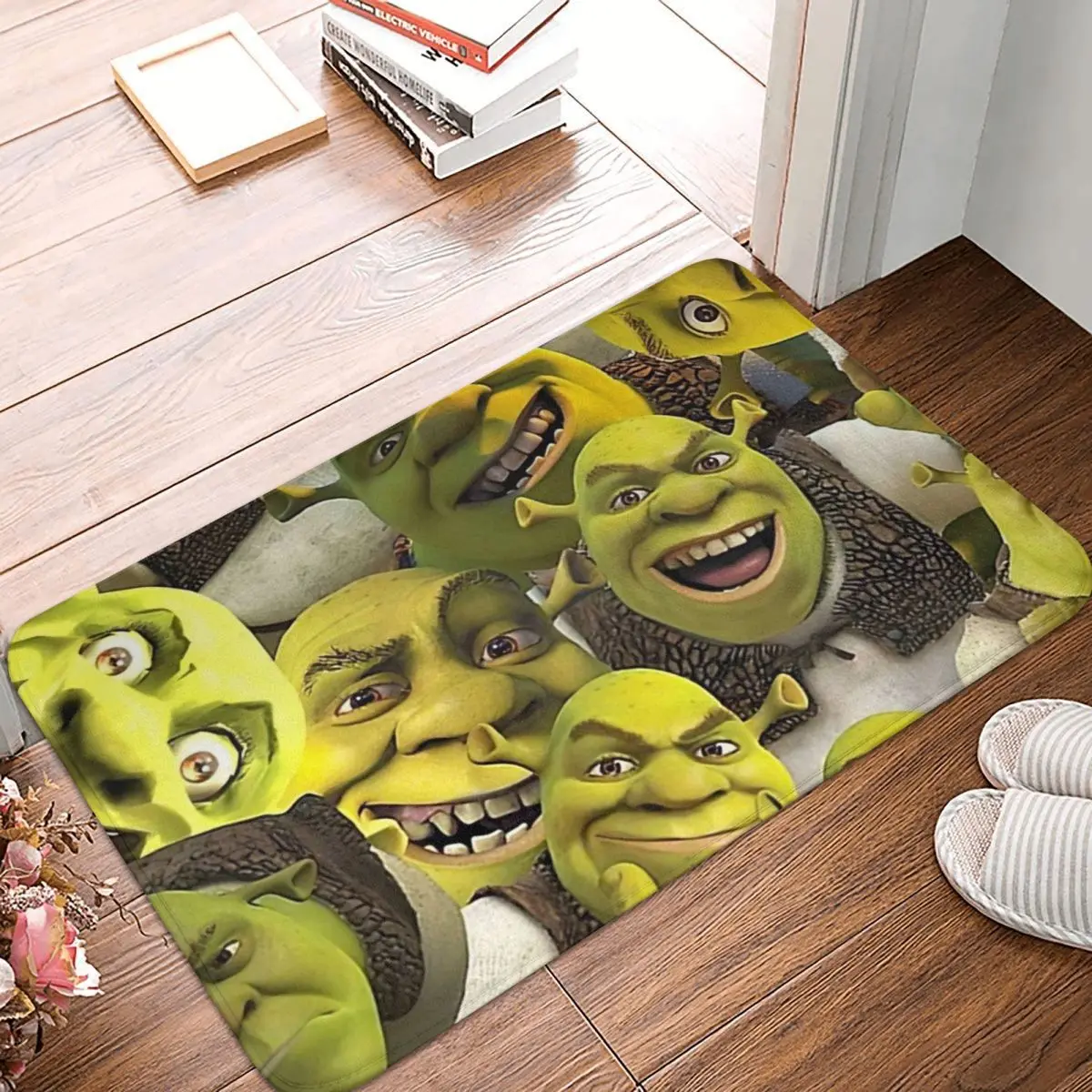 

Shrek Doormat Rug carpet Mat Footpad Bath mat Non-slip toilet Balcony Parlor durable Washable