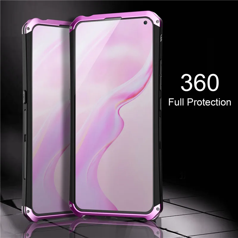 Metal Armor Phone Cases For Vivo X90 X80 X70 X60 X50 X30 Pro Shockproof Aluminum Matte Pc Cover 360 Full Protection Coque Funda