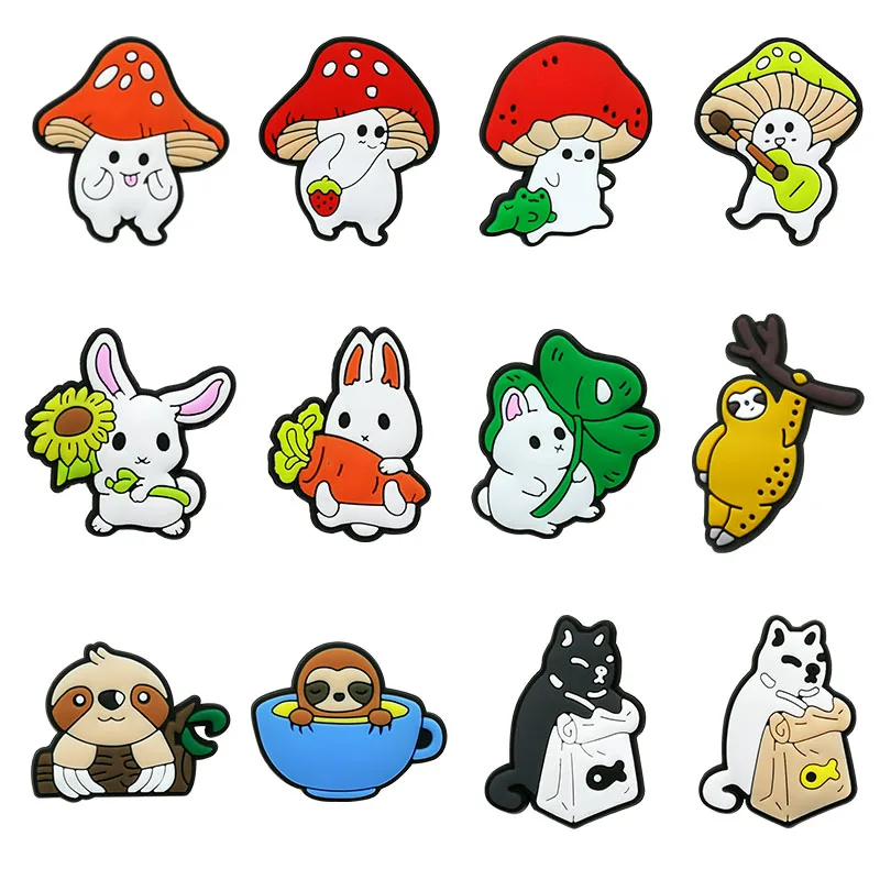 

1PCS PVC Cute Style Magnetic Plate Kawaii Animals Plants Magnet Stickers Home Decor Refrigerator Label Message Board Magnet Tile