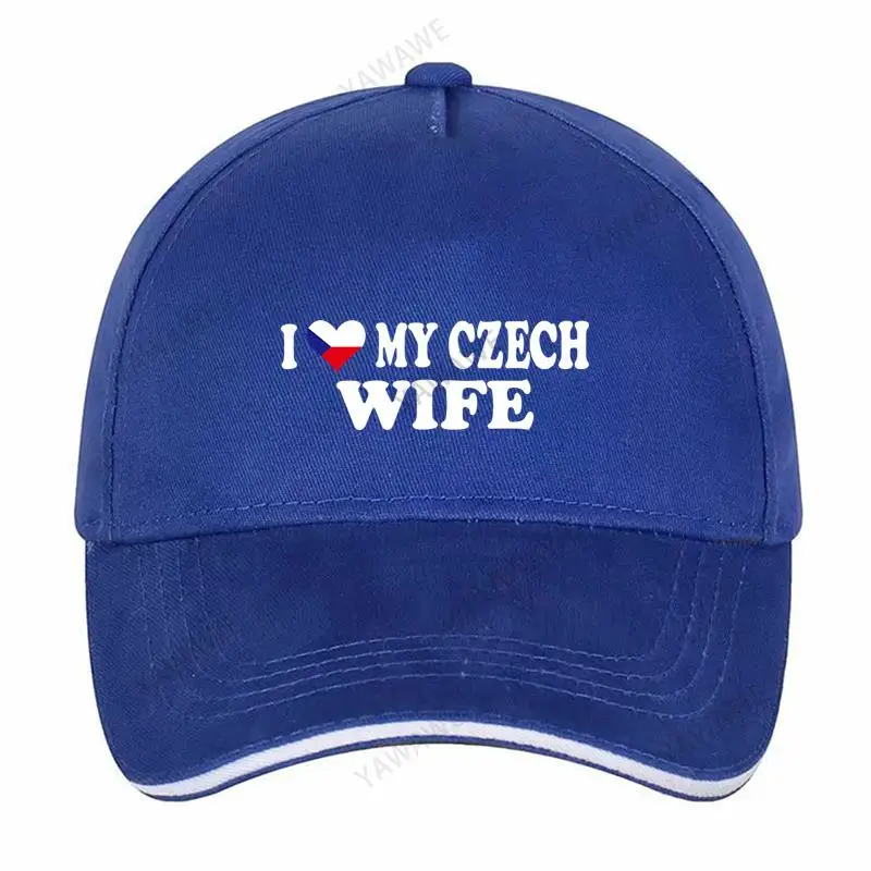 

Baseball Cap Spring Summer I LOVE MY CZECH WIFE yawawe brand Hip Hop Fishing Hat