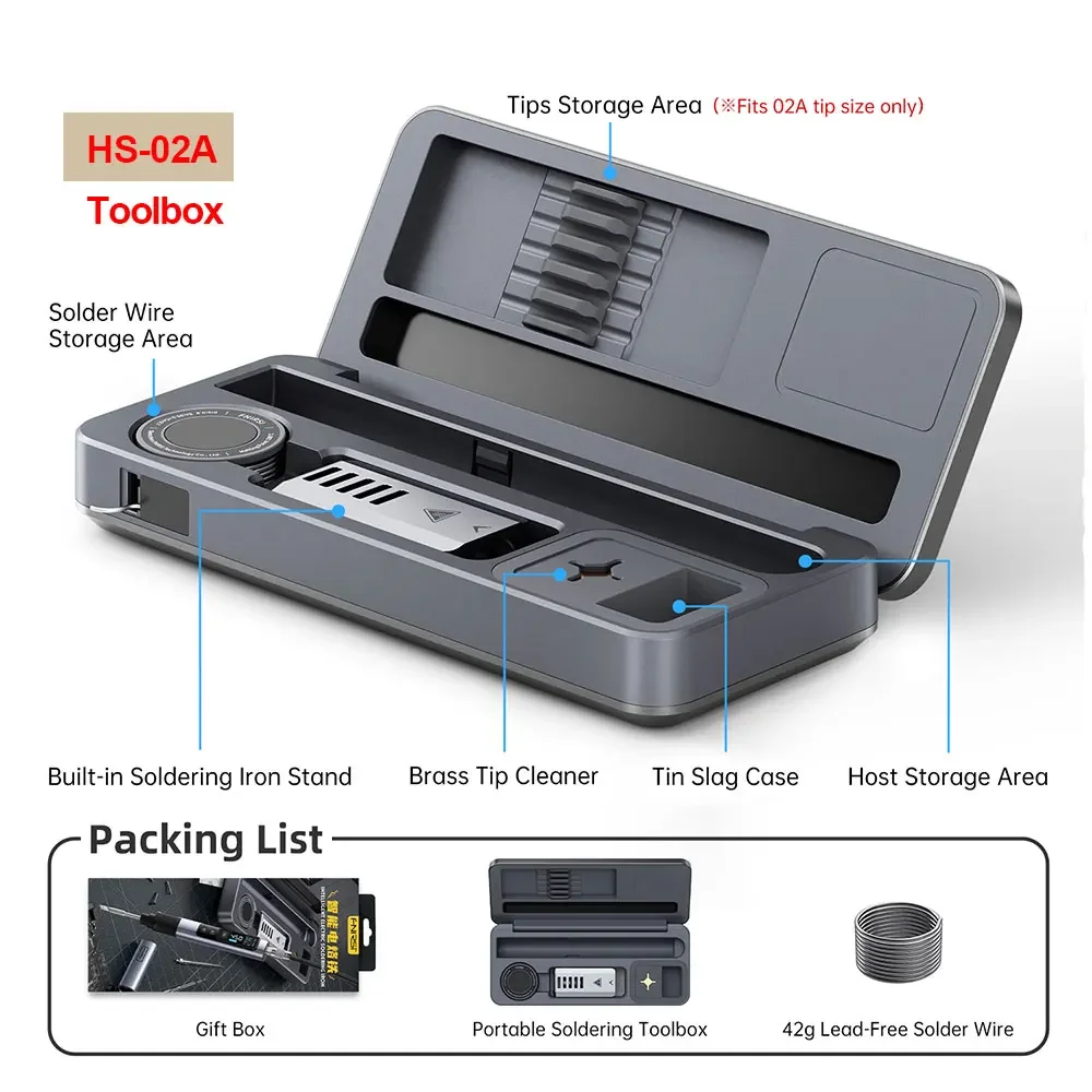 

FNIRSI HS02 Умный паяльник