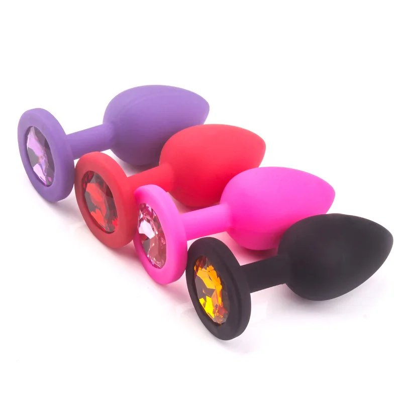 Секс-игрушки для взрослых силиконовая Анальная пробка женщин геев анальные