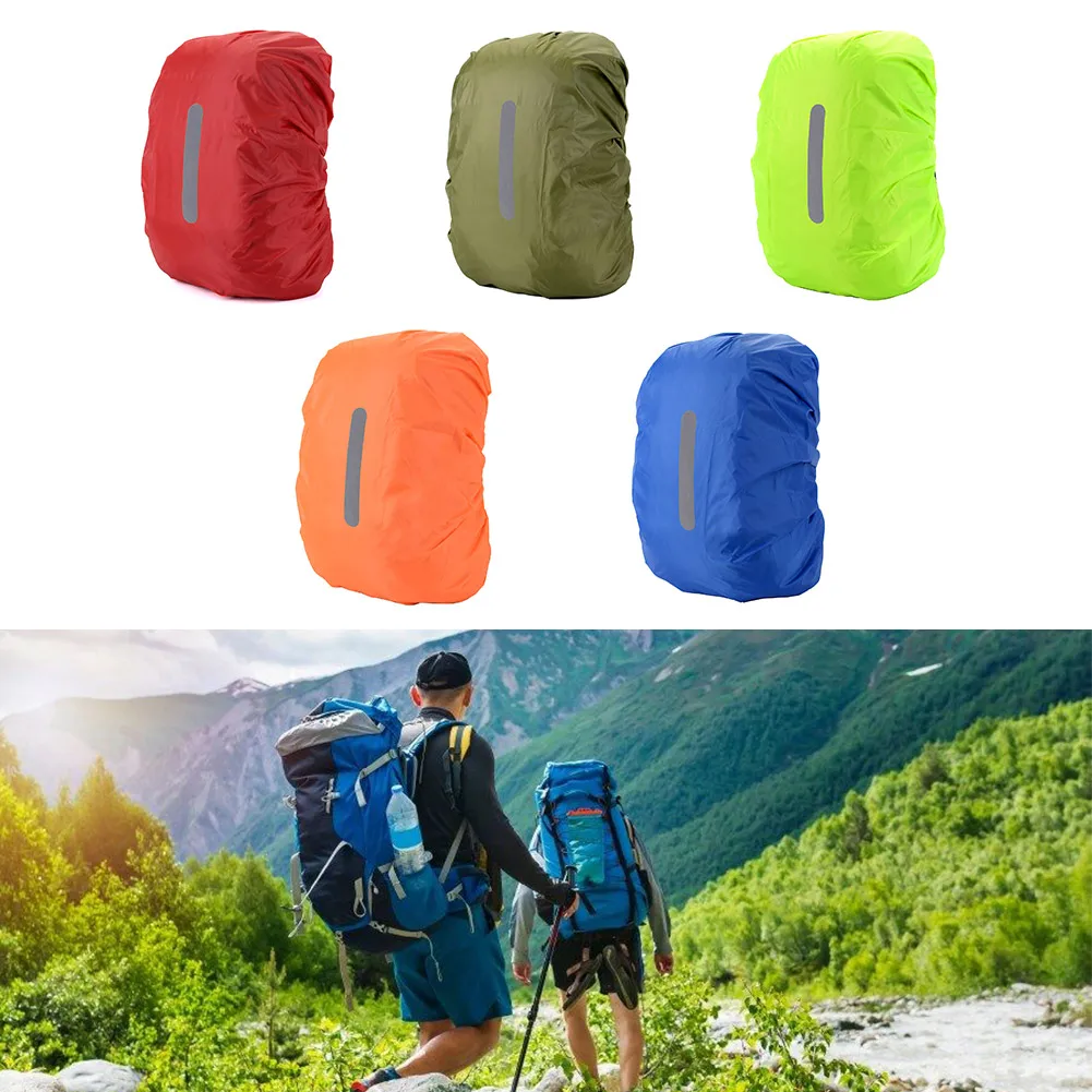 

Backpack Rain Cover Reflective And Waterproof Polyester Cycling Hiking 20-70L Outdoor Blackpack Camping Equipments Camping Tent