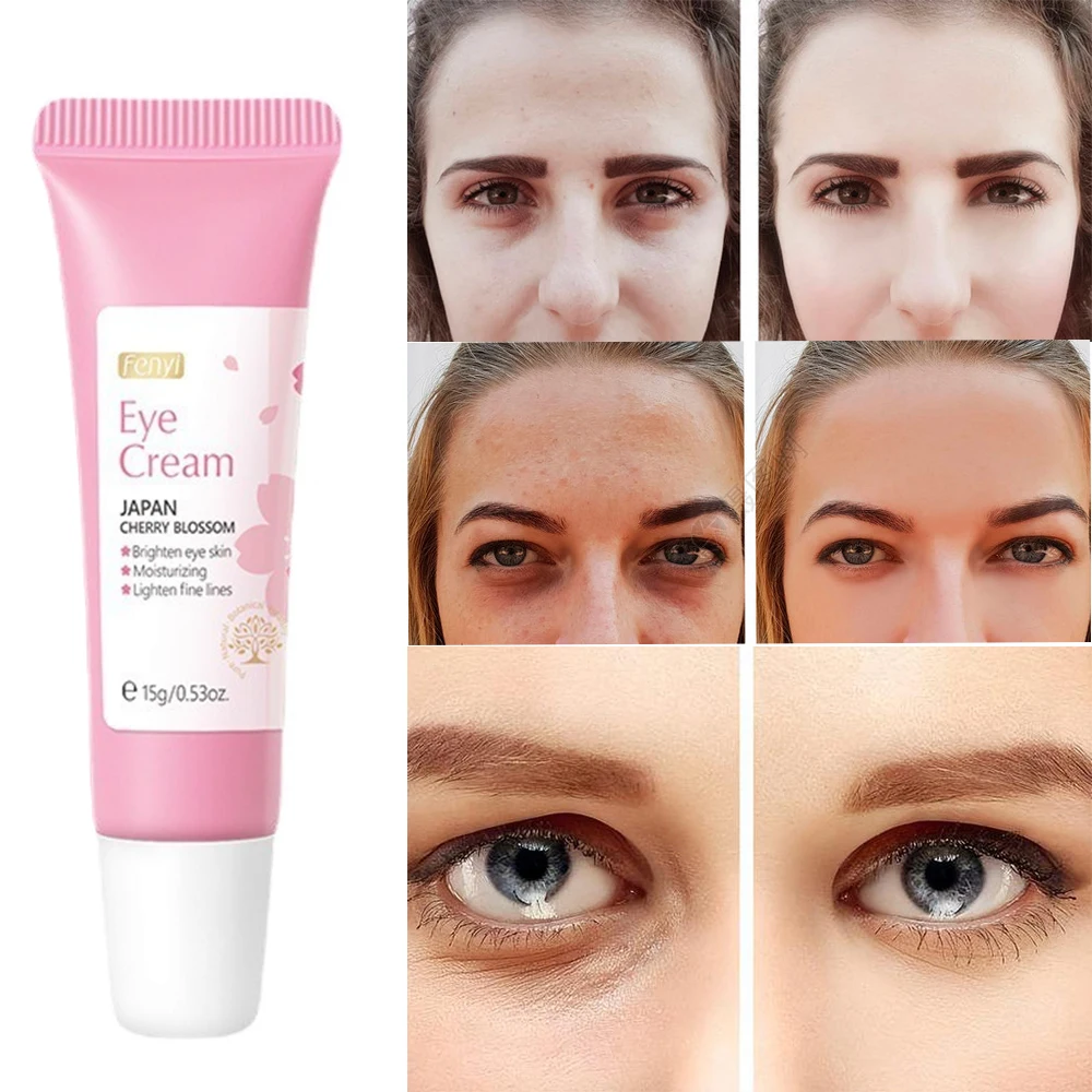 

Cherry Blossom Essence Eye Cream 15g Moisturizing Hydrating Skin Care Product Brighten Tighten Repair Soothe Soften